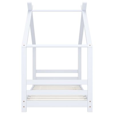 Lit cabane 70x140cm - Blanc