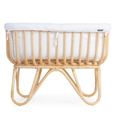 Berceau en rotin avec matelas