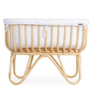 Berceau en rotin avec matelas