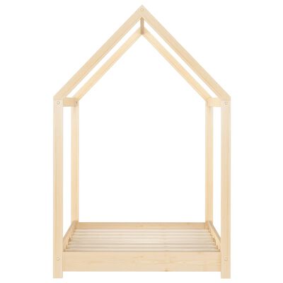 Lit cabane Montessori 90x200cm - Bois naturel