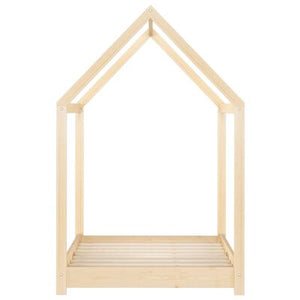 Lit cabane Montessori 90x200cm - Bois naturel