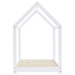 Lit cabane Montessori 90x200cm - Blanc