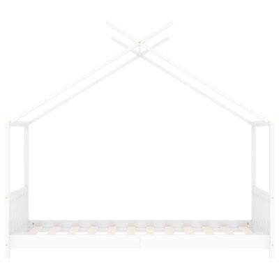 Lit cabane 80x160cm - Blanc