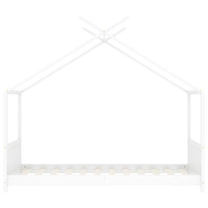 Lit cabane 70x140cm - Blanc