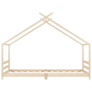 Letto cabina in legno naturale - 90x200 cm