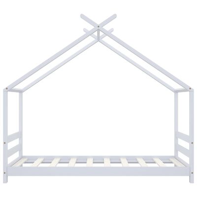 Lit cabane 90x200cm - Blanc