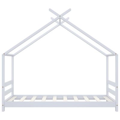 Lit cabane 70x140cm - Blanc