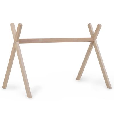 Wiegsteun van natuurlijk hout