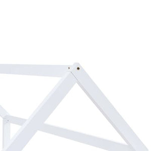 Lit cabane Montessori 90x200cm - Blanc