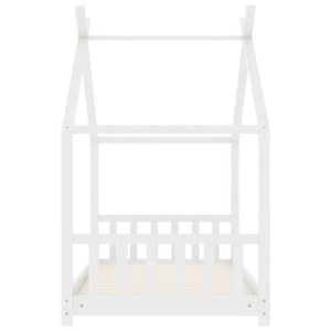 Lit cabane 70x140cm - Blanc