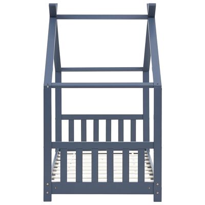 Hutbed 70x140cm - Grijs/Blauw