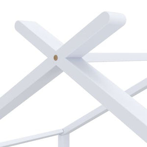 Lit cabane 70x140cm - Blanc
