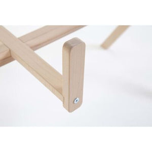 Support couffin en bois naturel