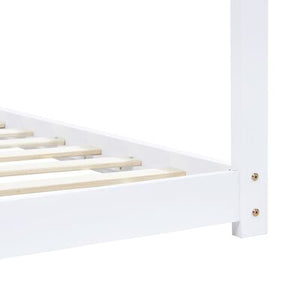 Lit cabane Montessori 90x200cm - Blanc