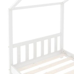 Lit cabane 70x140cm - Blanc