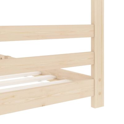 Letto cabina in legno naturale - 90x200 cm