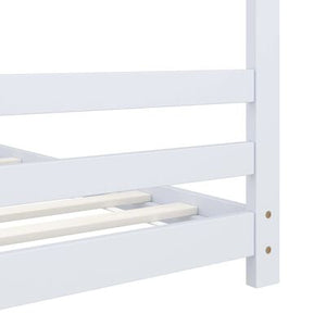 Lit cabane 70x140cm - Blanc