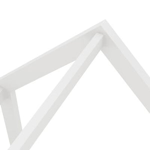 Lit cabane avec tiroir de rangement 70x140cm - Blanc