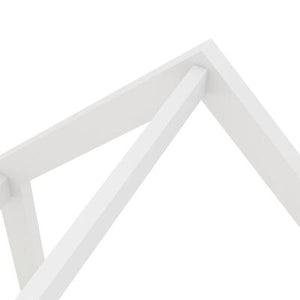 Letto cabina in legno con due cassetti contenitore 90x200cm - Bianco