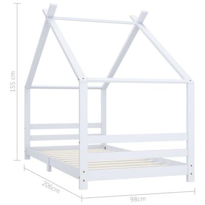 Hutbed 90x200cm - Wit