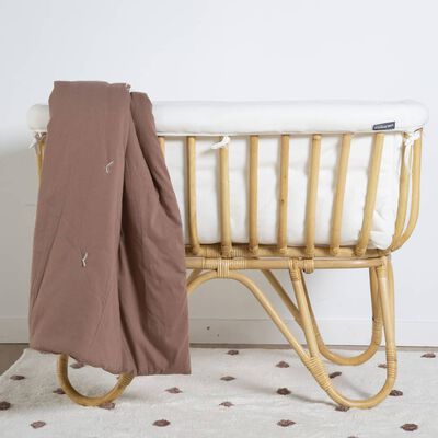 Berceau en rotin avec matelas