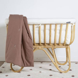 Berceau en rotin avec matelas