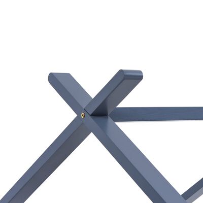 Hutbed 70x140cm - Grijs/Blauw