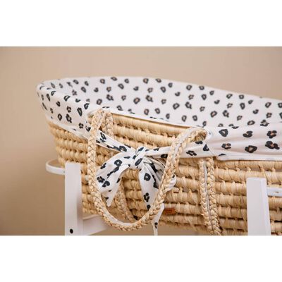 Couffin avec matelas &amp; housse motif léopard
