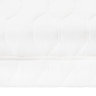 Matelas haut de gamme à ressort ensaché blanc 90x200cm