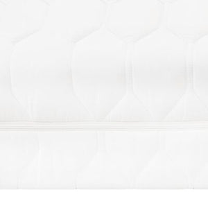 Matelas haut de gamme à ressort ensaché blanc 90x200cm