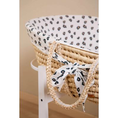 Couffin avec matelas &amp; housse motif léopard