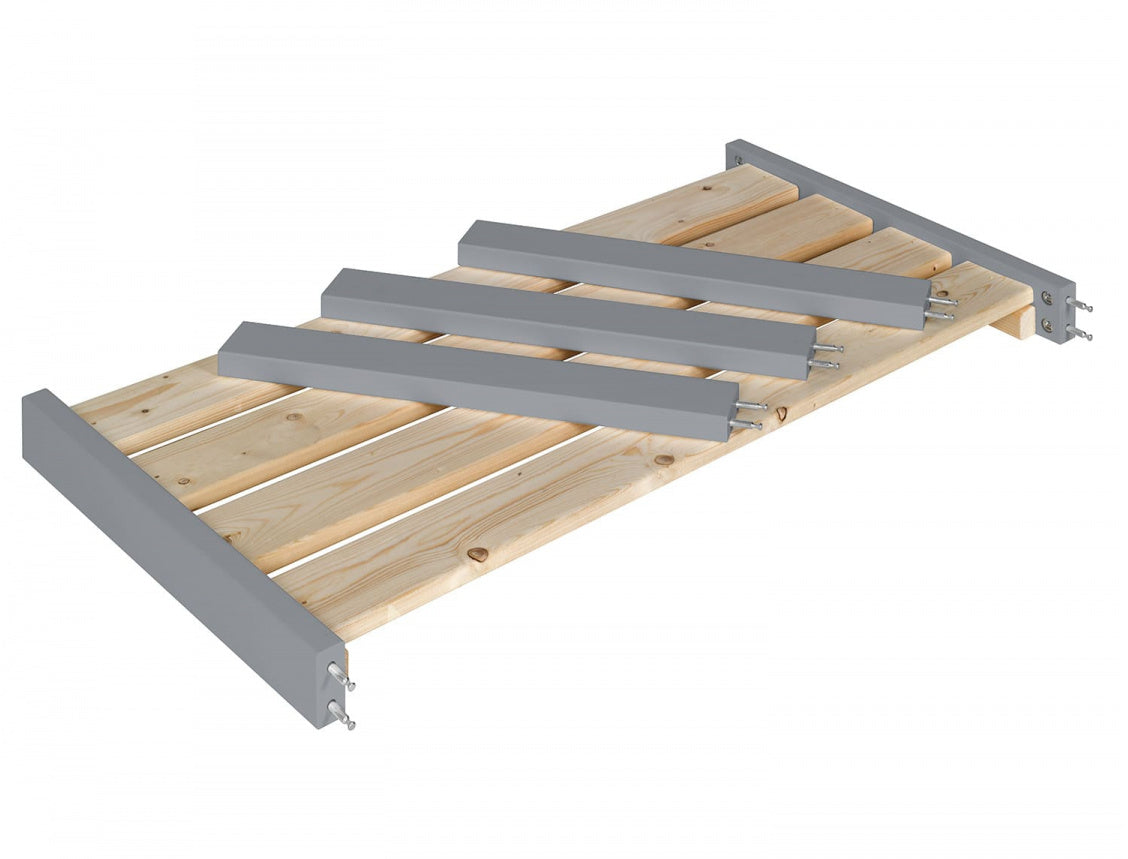 Lit cabane Montessori évolutif avec matelas