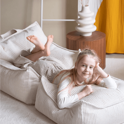 Fauteuil velours Blanc