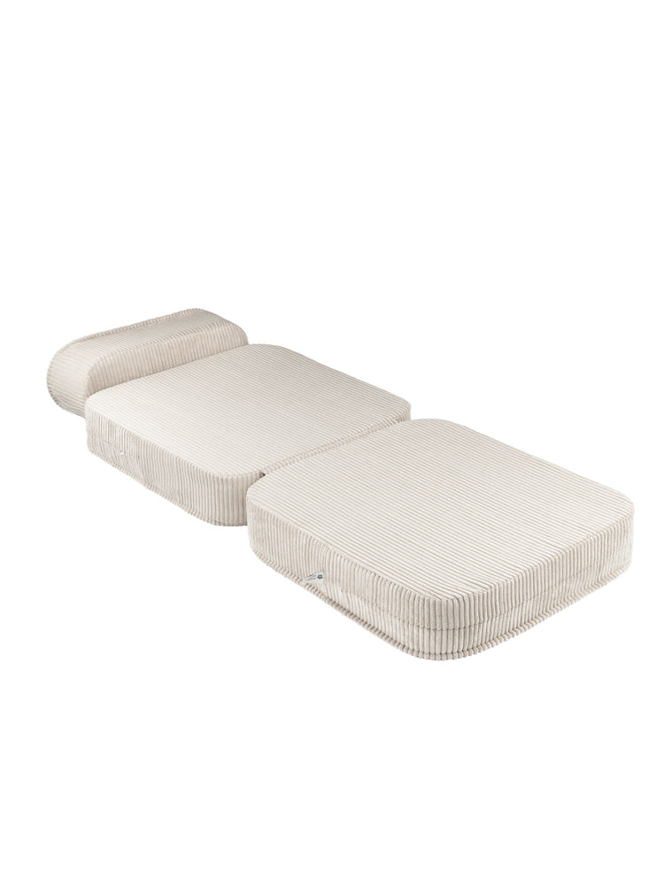 Fauteuil chauffeuse - Blanc Guimauve