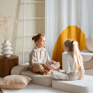 Fauteuil chauffeuse - Blanc Guimauve