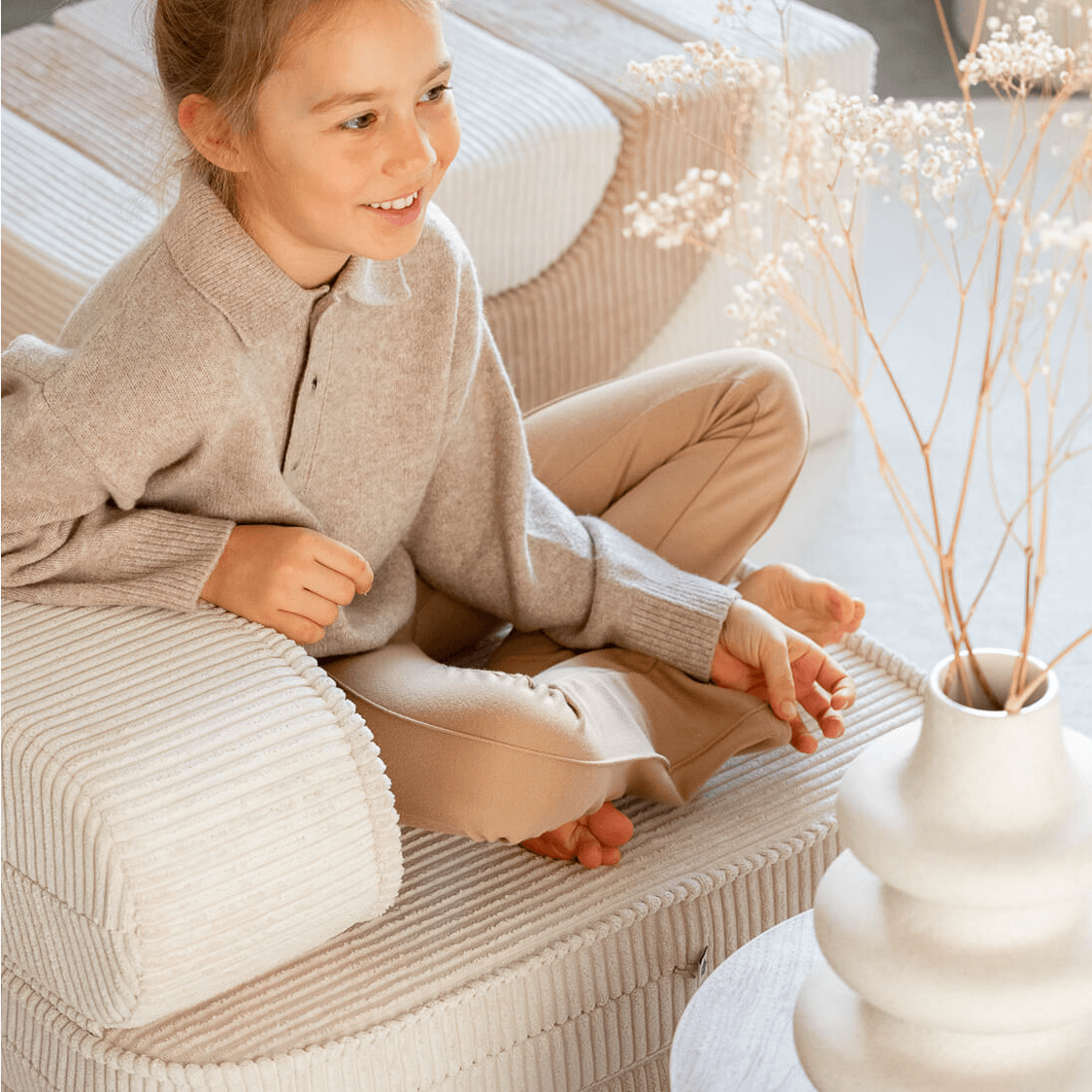 Fauteuil chauffeuse Blanc