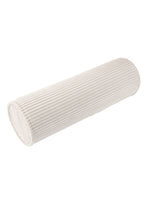 Coussin cylindrique velours Blanc