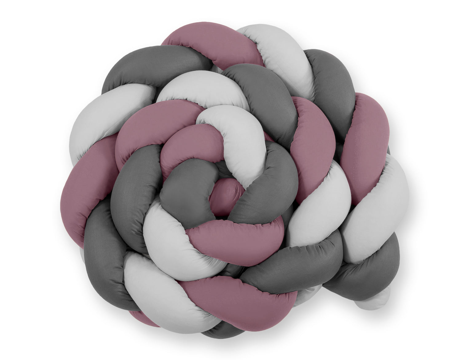 Grote XXL Bed Braid Pastel Paars &amp;amp; Grijs &amp;amp; Antraciet