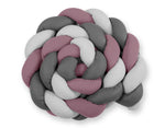 Grote XXL Bed Braid Pastel Paars &amp; Grijs &amp; Antraciet