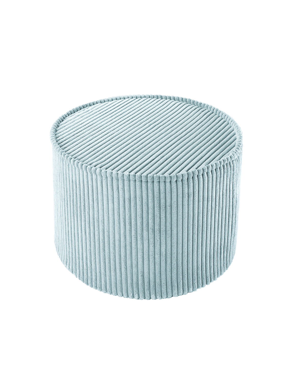 Ronde Fluwelen Poef Groen