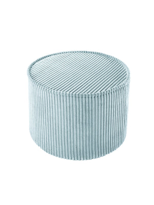 Pouf rond velours Vert