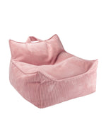 Roze schuim zitzak stoel