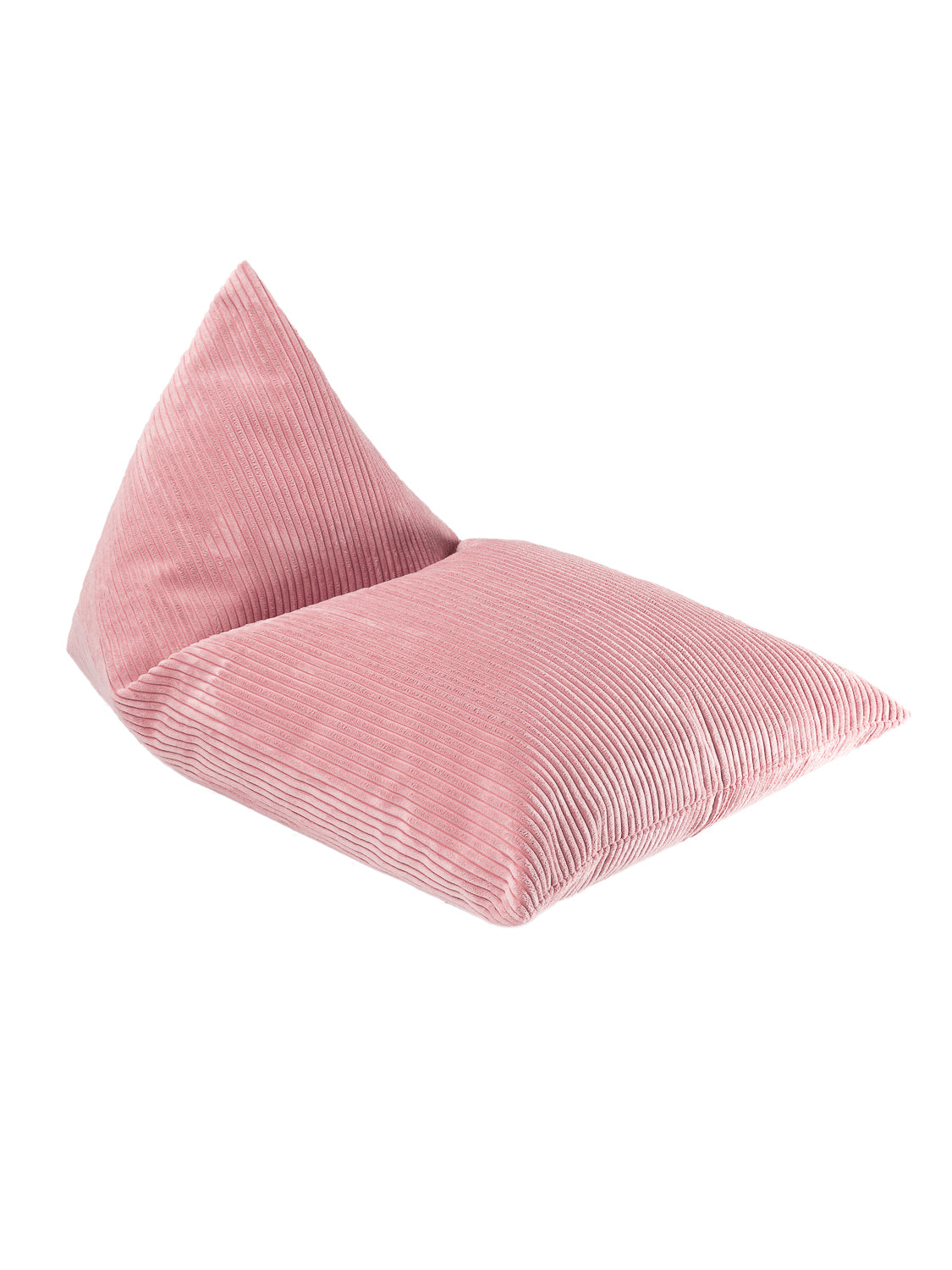 Pouf poire velours Rose