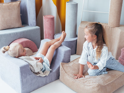 Cilindrisch Fluwelen Kussen Roze