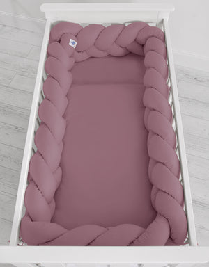 Grande Tresse de lit XXL Violet pastel