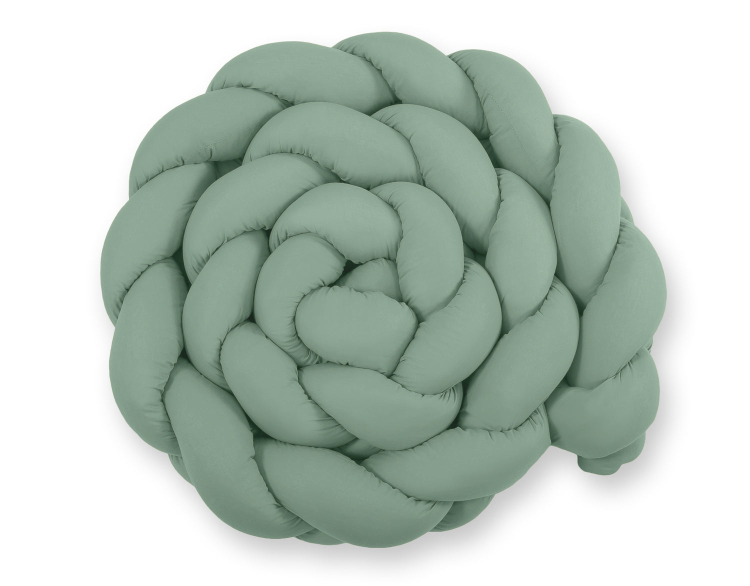 Grote XXL bedvlecht Pastelgroen