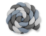 Grote XXL Bed Braid Pastel Blauw &amp; Grijs &amp; Antraciet