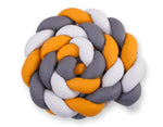 Grote XXL Bed Braid Grijs &amp; Honing Geel &amp; Antraciet