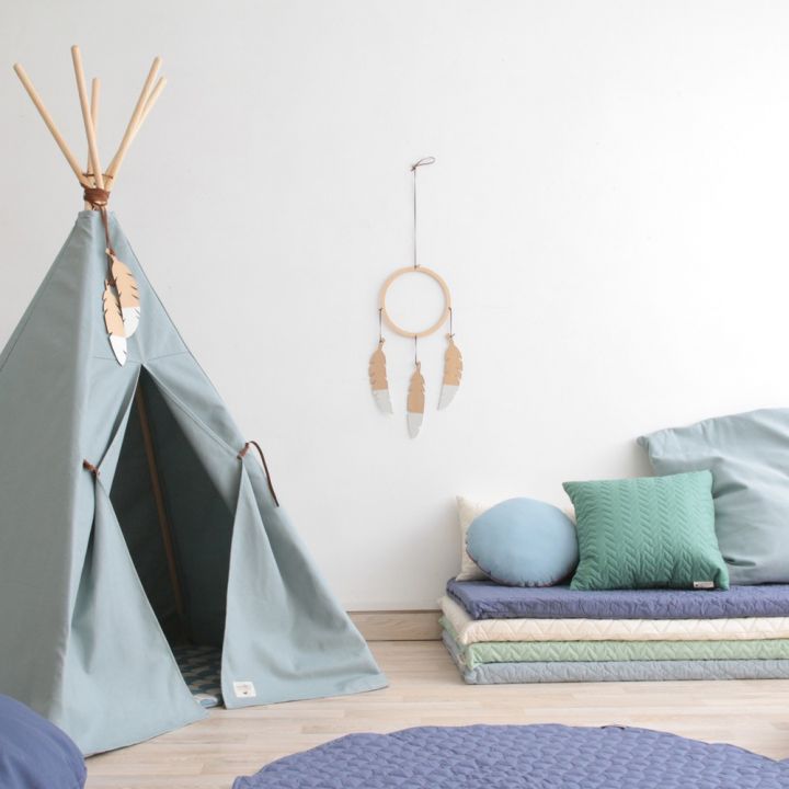 Tipi bleu Nobodinoz Arizona à rayures