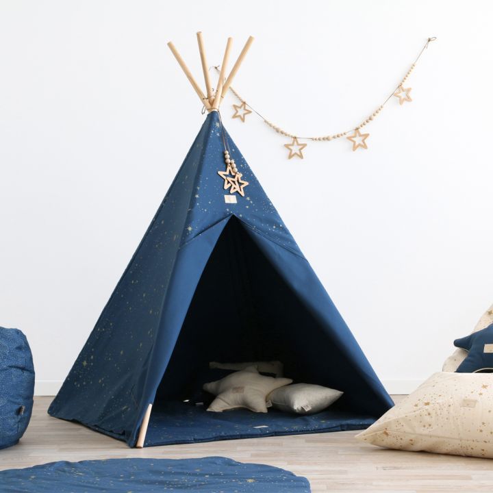 Tipi bleu nuit Nobodinoz Phoenix Bubble